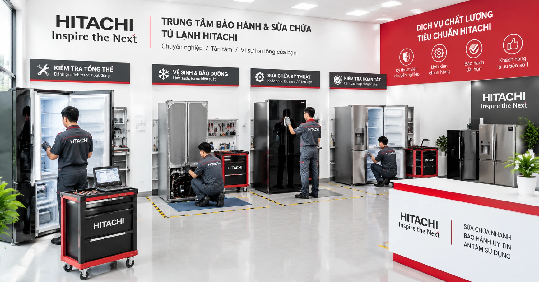 ok9 trung tâm sửa chữa tủ lạnh hitachi - Dịch vụ uy tín và chuyên nghiệp - image 3